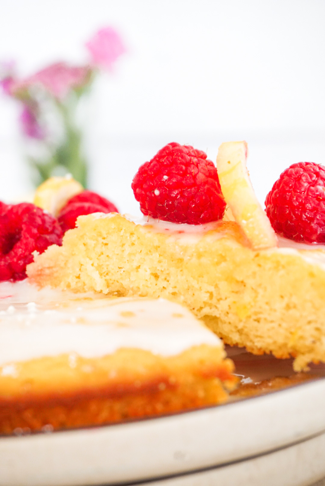Gluten-Free Lemon Almond Cake with Lemon Icing | Mags Makes